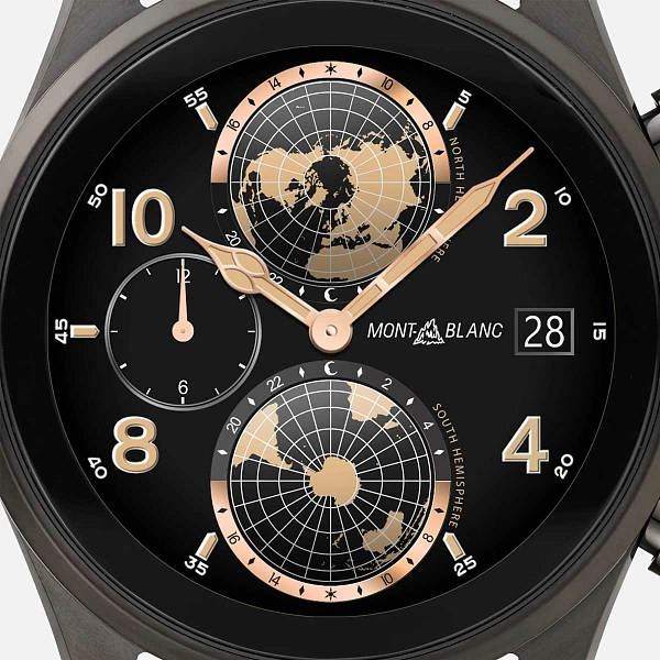 Montblanc Summit 3 Smartwatch - черный титан 129267