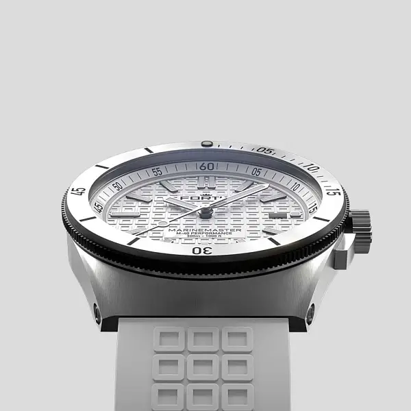 Fortis Marinemaster M-40 Snow White на ремешке Horizon F8120009