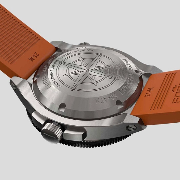 Fortis Marinemaster M-44 Янтарно-оранжевый на горизонте F8120013