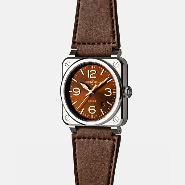 Bell & Ross New BR 03 Golden Heritage BR03A-GH-ST/SCA