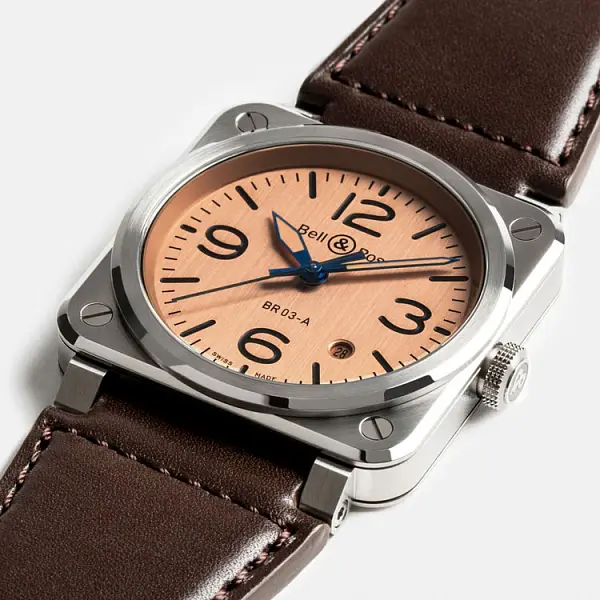 Bell & Ross New BR 03 Copper BR03A-GB-ST/SCA