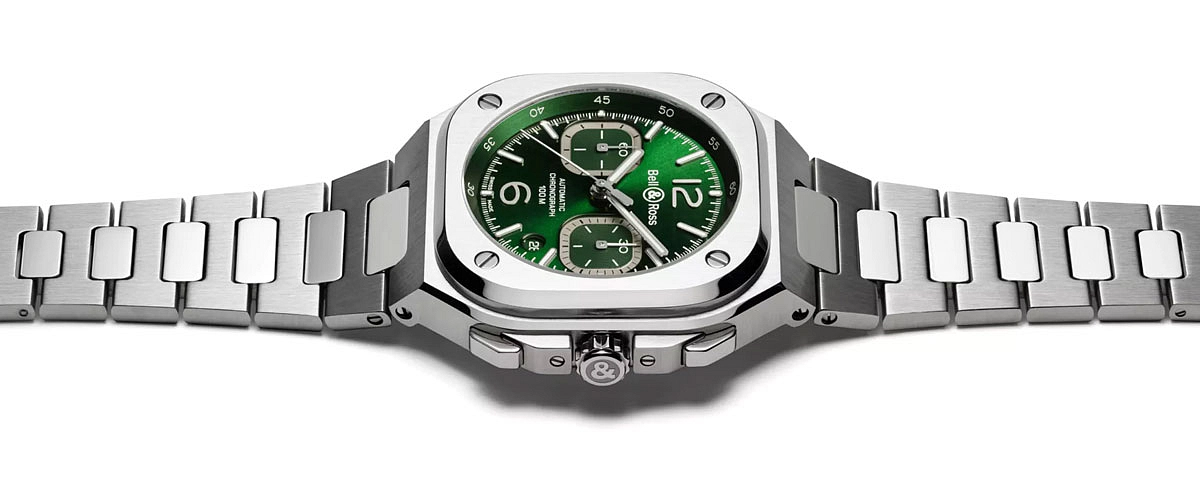 Bell & Ross BR 05 Chrono Green Steel BR05C-GN-ST/SST
