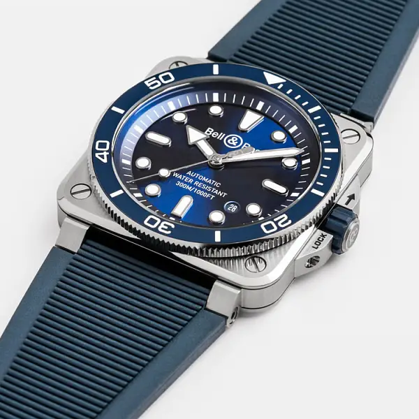 Bell & Ross BR 03 Diver Blue Steel BR03A-D-BLU-ST/SRB