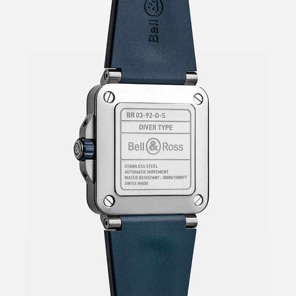 Bell & Ross BR 03 Diver Blue Steel BR03A-D-BLU-ST/SRB