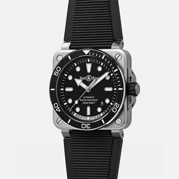 Bell & Ross BR 03 Diver Black Steel BR03A-D-BL-ST/SRB