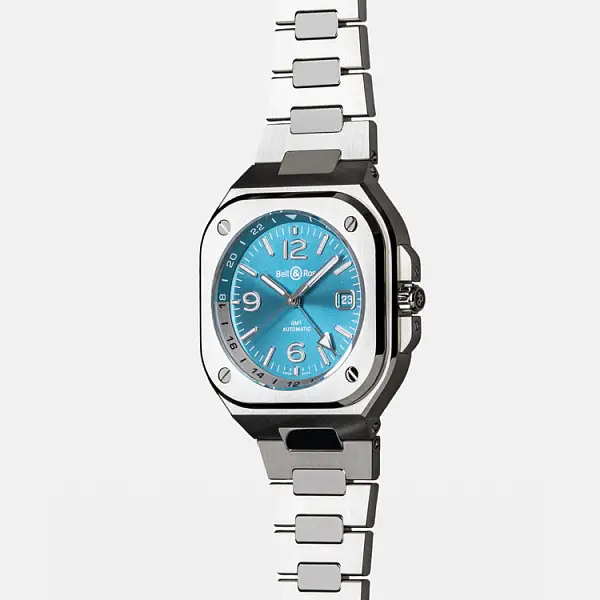 Bell & Ross BR-05 GMT Sky Blue BR05G-PB-ST/SST