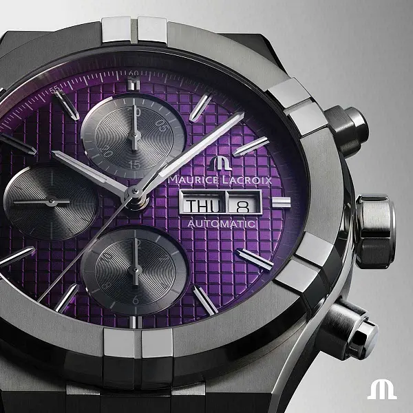 Maurice Lacroix Aikon Automatic Titanium Chronograph AI6038-TT032-430-1