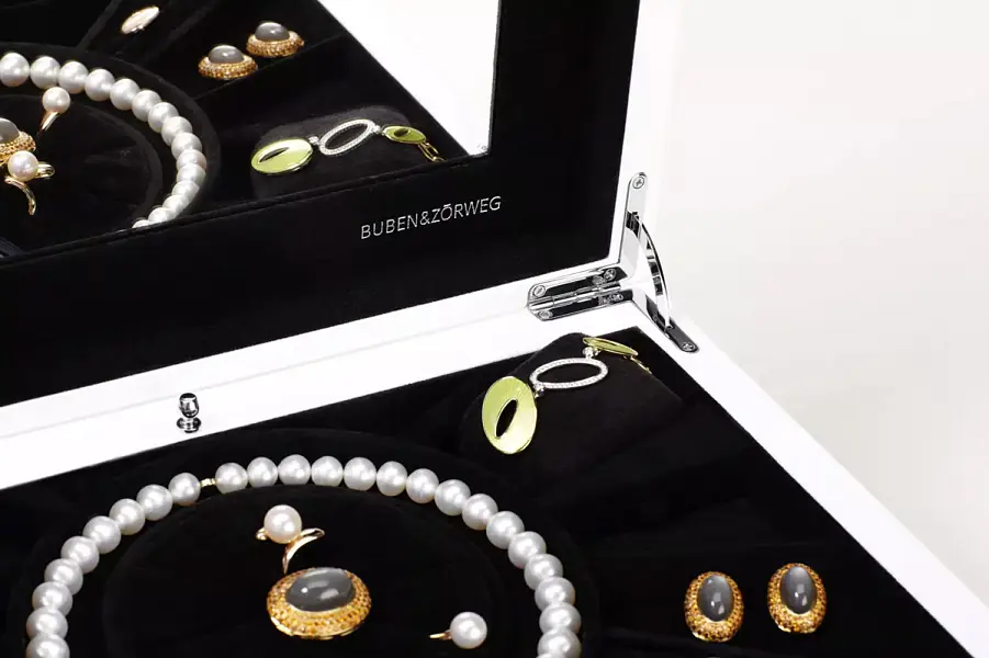 Шкатулка для украшений Buben & Zorweg Cosmopolitan Piano White