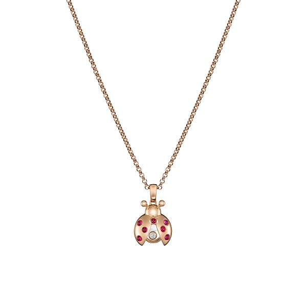 Золотой кулон Chopard Happy Diamonds Ladybird 79A186-5001