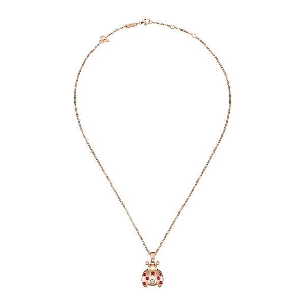 Золотой кулон Chopard Happy Diamonds Ladybird 79A186-5001
