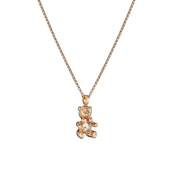 Золотой кулон Chopard Happy Diamonds Teddy Bear 79A188-5001