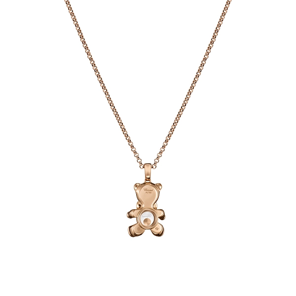 Золотой кулон Chopard Happy Diamonds Teddy Bear 79A188-5001