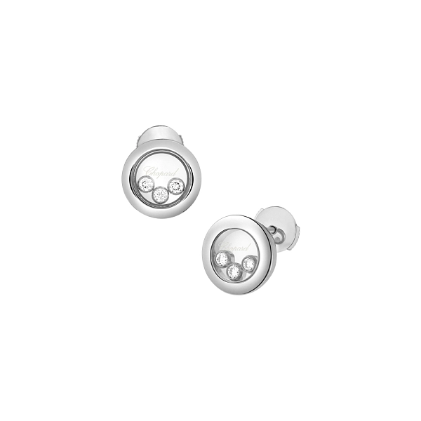 Золотые серьги Chopard Happy Diamonds 83A018-1001
