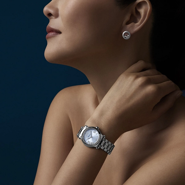 Золотые серьги Chopard Happy Diamonds 83A018-1001