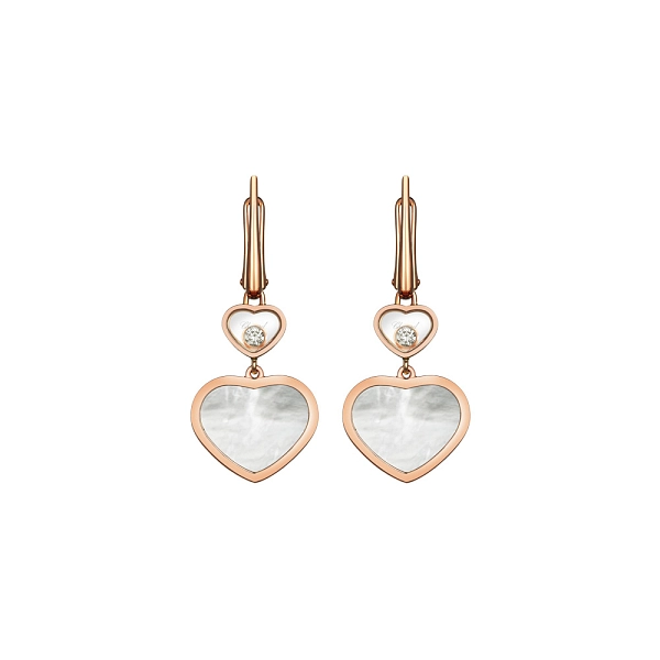Золотые серьги Chopard Happy Hearts 837482-5310