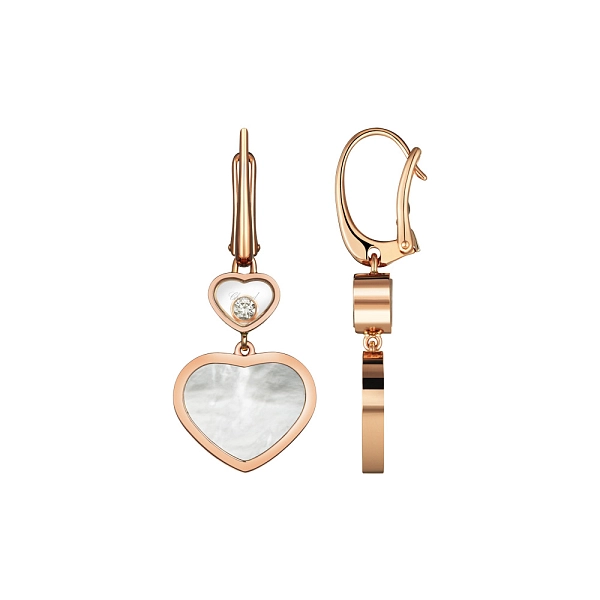 Золотые серьги Chopard Happy Hearts 837482-5310