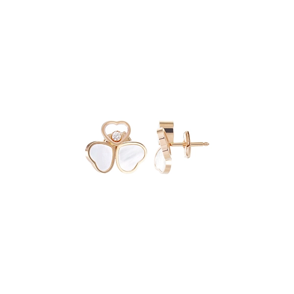 Золотые серьги Chopard Happy Hearts 83A083-5301