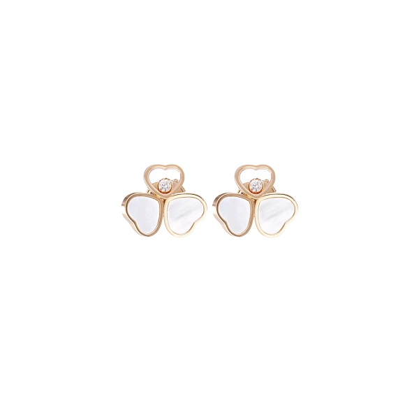 Золотые серьги Chopard Happy Hearts 83A083-5301