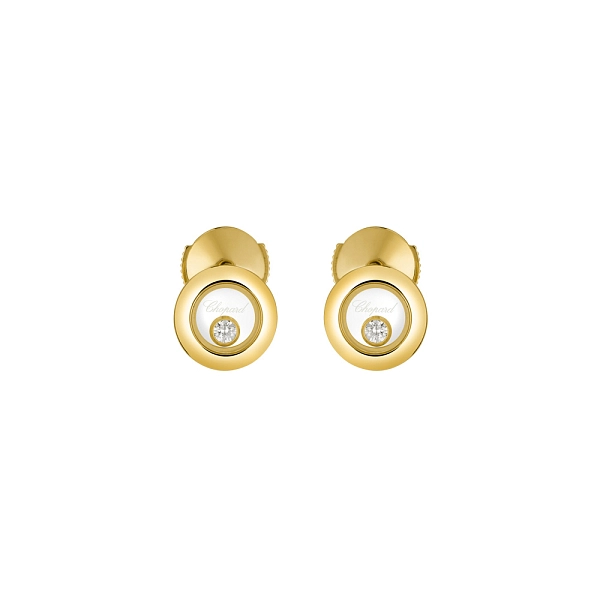 Золотые серьги Chopard Happy Diamonds 83A017-0001
