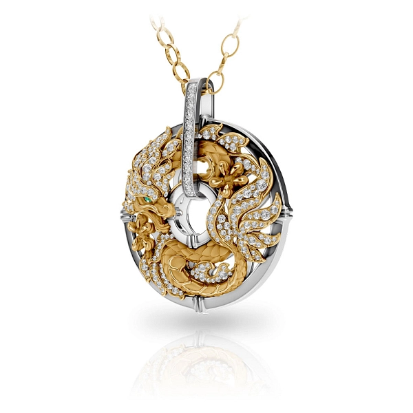 Ожерелье Carrera Y Carrera New Shanghai Maxi Pave