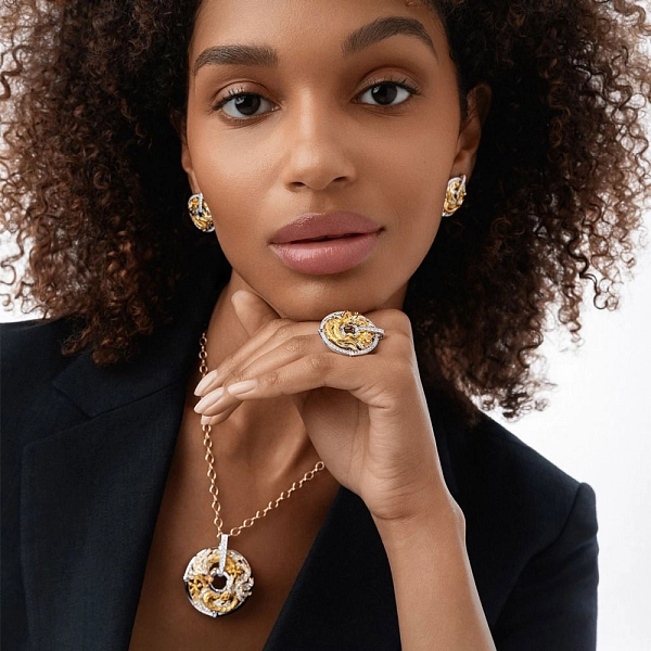 Ожерелье Carrera Y Carrera New Shanghai Maxi Pave
