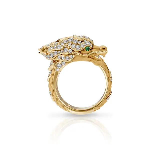 Кольцо Carrera Y Carrera новое Шанхай Макси Паве