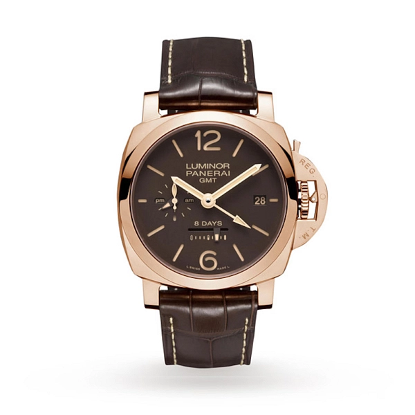 Luminor 1950 8 Days GMT Rose Gold PAM 576