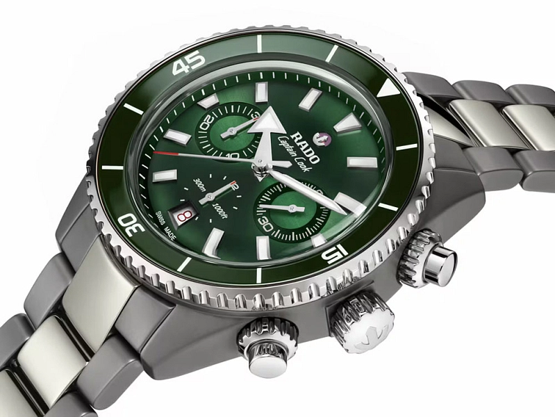 Rado Captain Cook Высокотехнологичный керамический автоматический хронограф R32189313