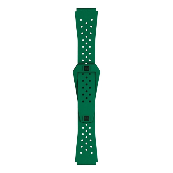 Зелёный резиновый ремешок Tissot Sideral 20 мм T852.048.862