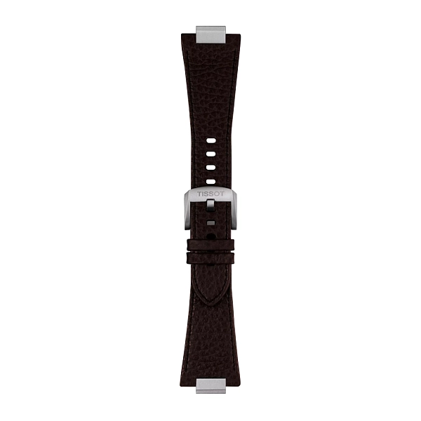 Коричневый кожаный ремешок Tissot для PRX 42 мм T852.049.413