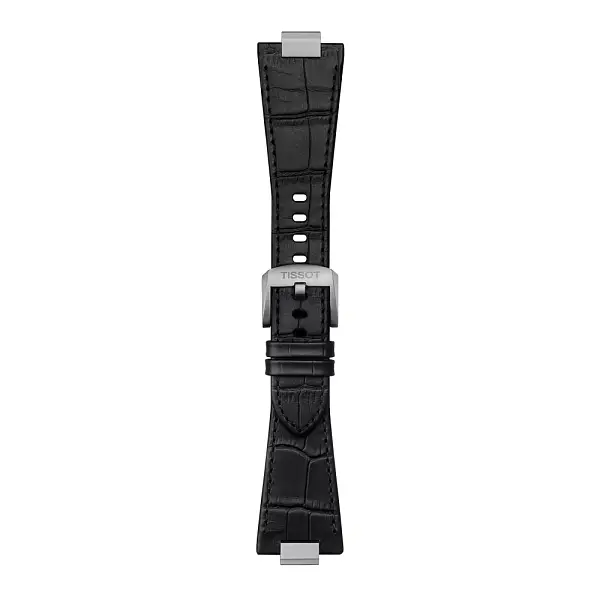 Чёрный кожаный ремешок Tissot для PRX 40 мм T852.047.562