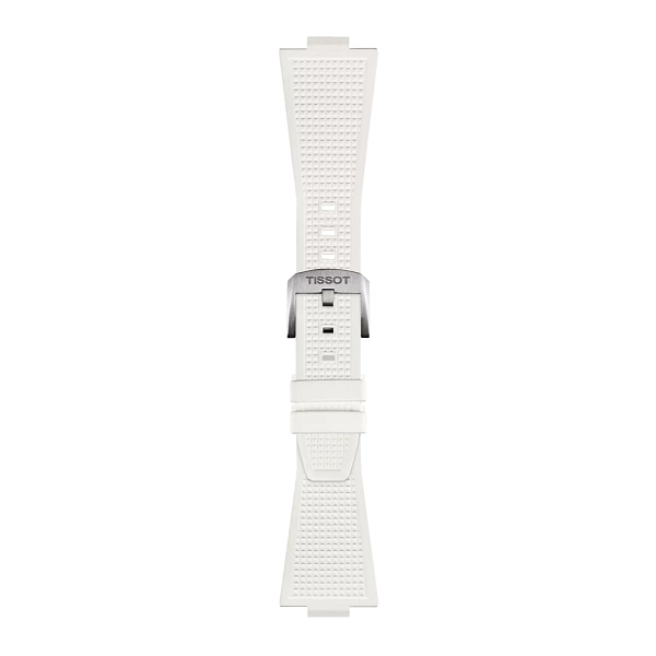 Белый резиновый ремешок Tissot для PRX 40 мм T852.048.463
