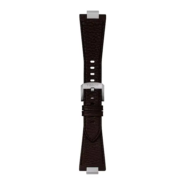 Коричневый кожаный ремешок Tissot для PRX 40 мм T852.049.164