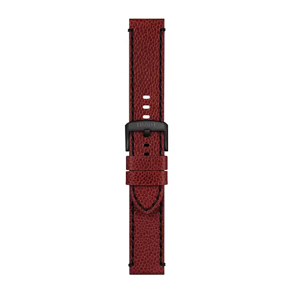 Винный кожаный ремешок Tissot 22 мм T852.049.048