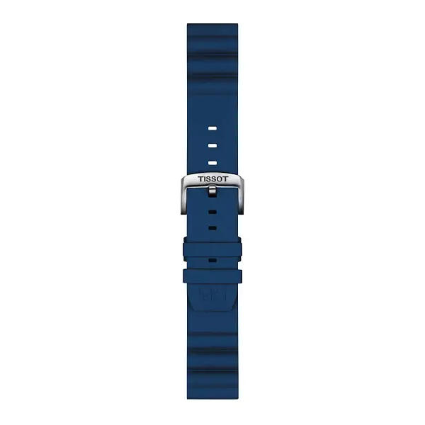 Синий силиконовый ремешок Tissot 22 мм T852.047.175