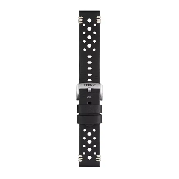 Чёрный кожаный ремешок Tissot 22 мм T852.046.810