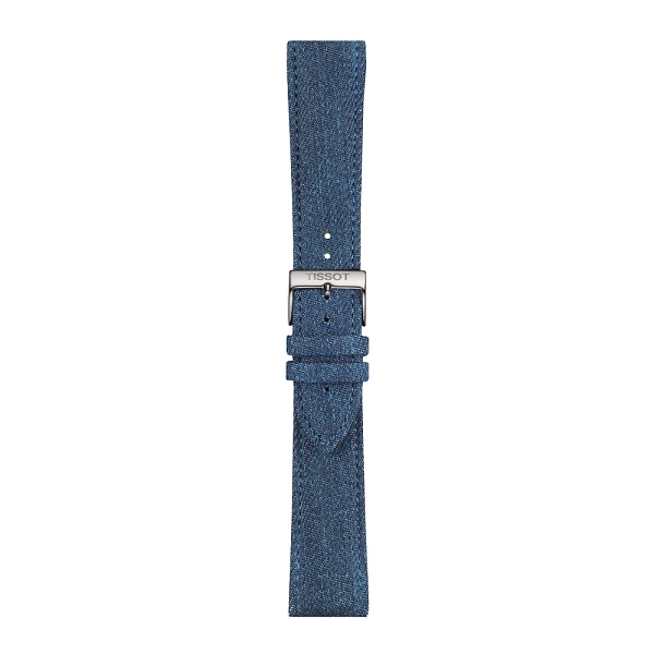 Синий текстильный ремешок Tissot 22 мм T852.046.781