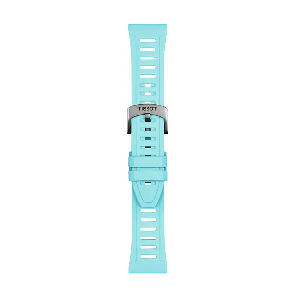 Ice blue силиконовый ремешок Tissot 21 мм XS T852.049.329