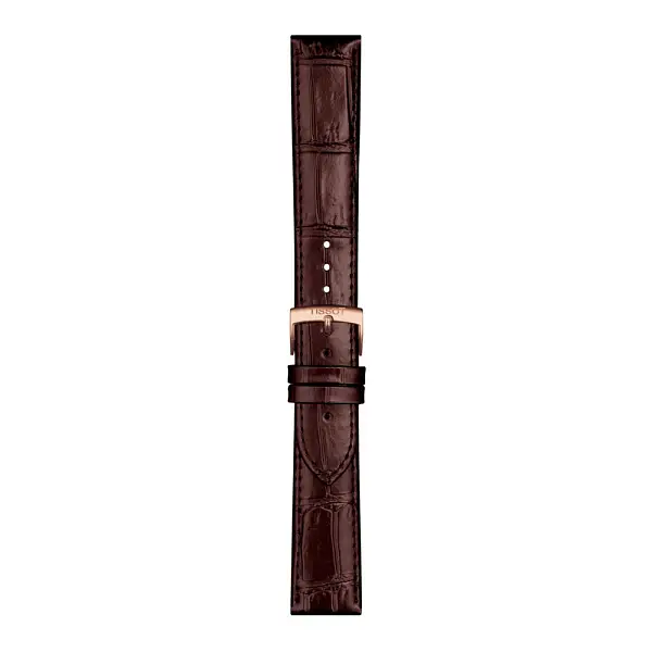 Коричневый кожаный ремешок Tissot 20 мм T852.043.014