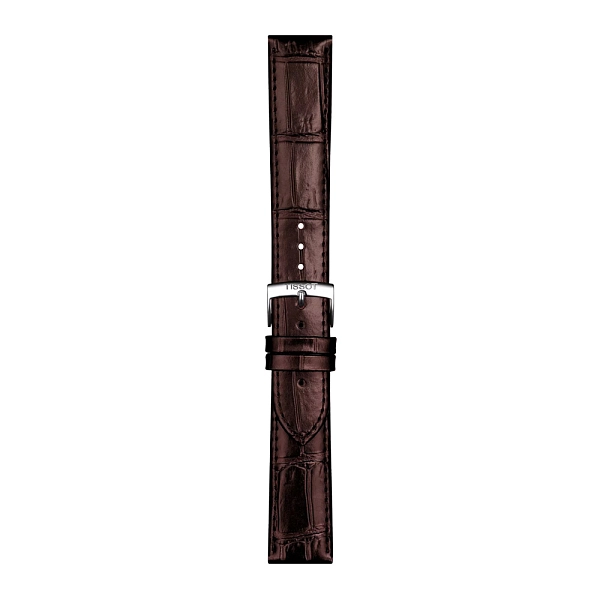 Коричневый кожаный ремешок Tissot 20 мм T852.043.013
