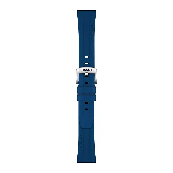 Синий резиновый ремешок Tissot 20 мм T852.044.837