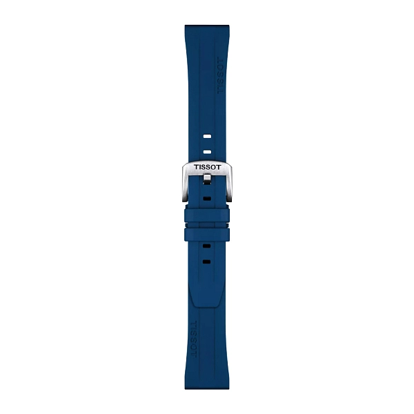 Синий резиновый ремешок Tissot 20 мм T852.044.837