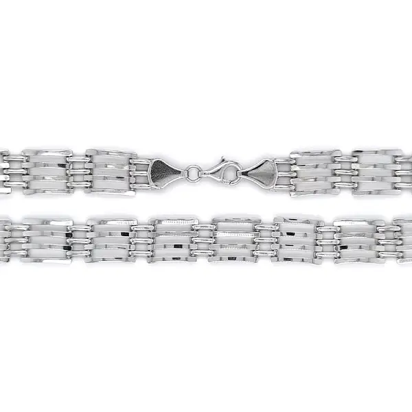 Женское колье из белого золота