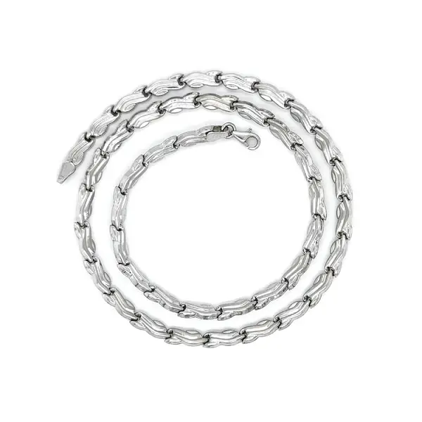 Женские серьги-пусеты из белого золота