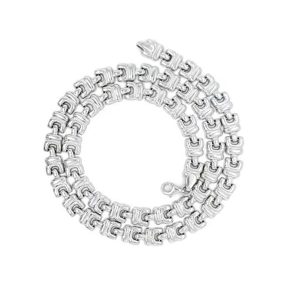 Женские серьги-пусеты из белого золота