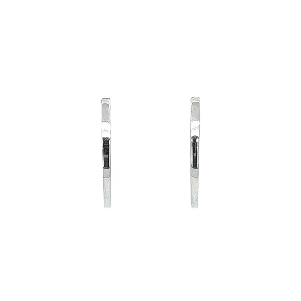 Элегантные серьги-кольца из комбинированного золота