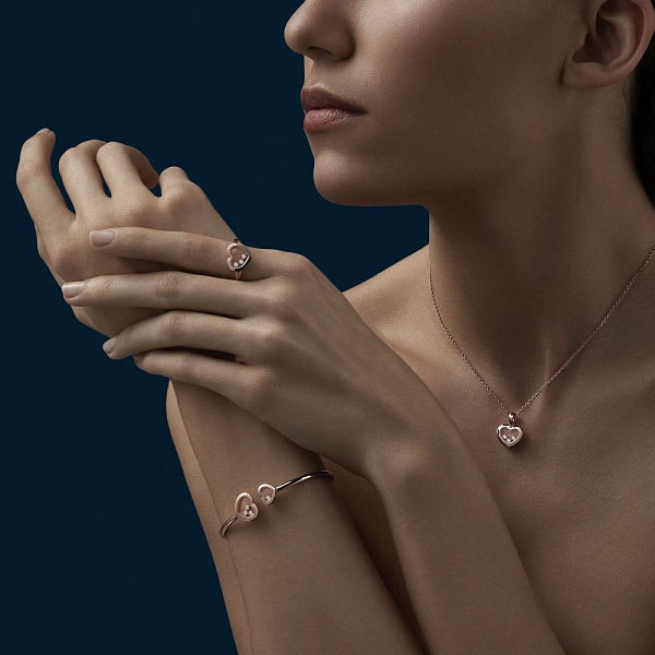 Золотой браслет Chopard Happy Diamonds 85A614-5001