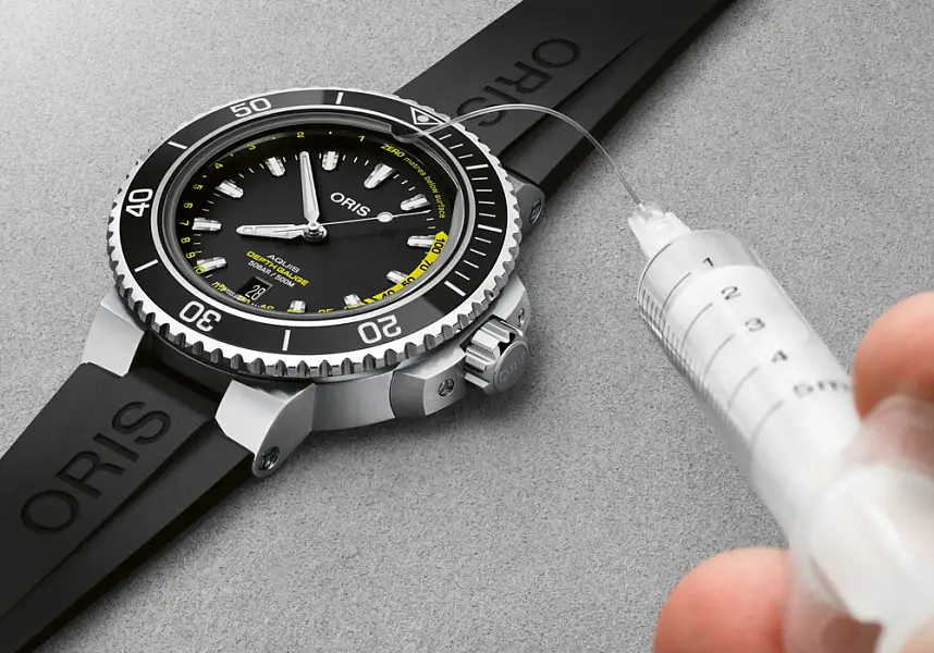 Глубиномер Oris Aquis 01 733 7755 4154-Set RS