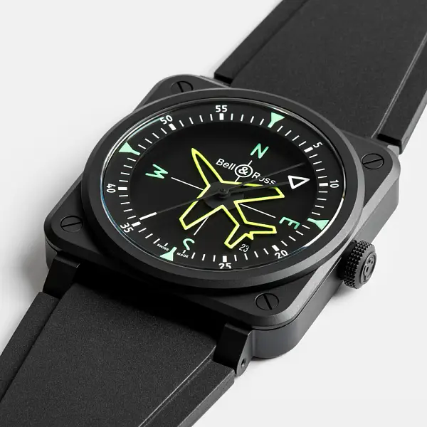 Bell & Ross BR 03 Гирокомпас BR03A-CPS-CE/SRB