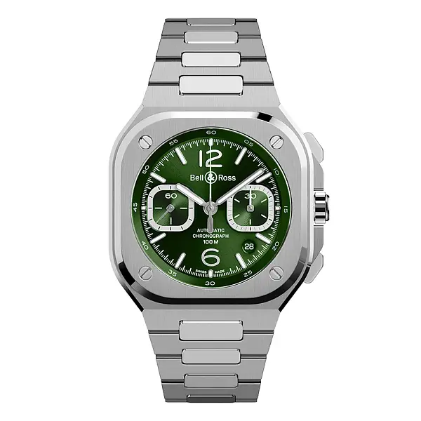 Bell & Ross BR 05 Chrono Green Steel BR05C-GN-ST/SST